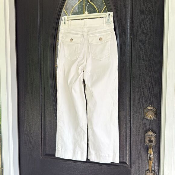 Spanx Super smooth Stretch Twill Cropped Wide Leg Pant - XS - Picture 4 of 13